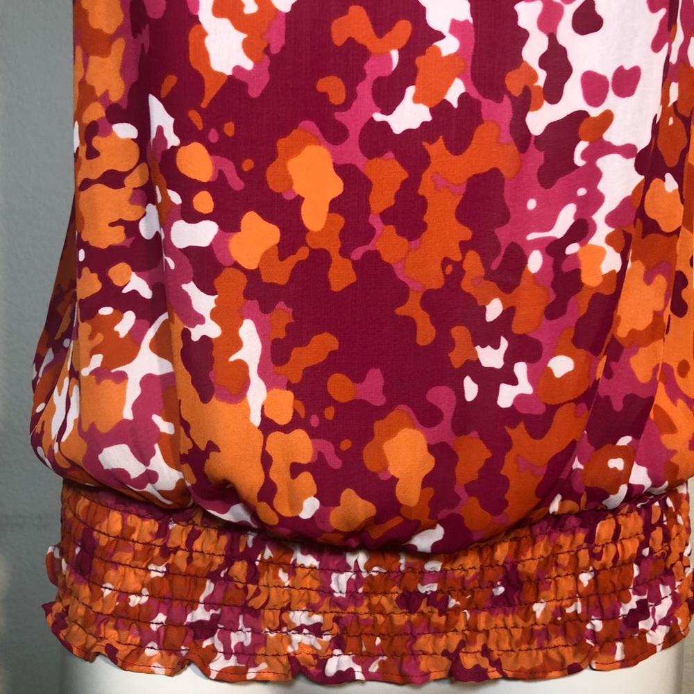 Michael Kors | watercolor | cowl neck | sleeveless - Picture 3 of 7